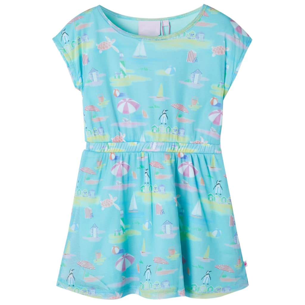 Kids' Dress Light Aqua 140 - Style and Chic