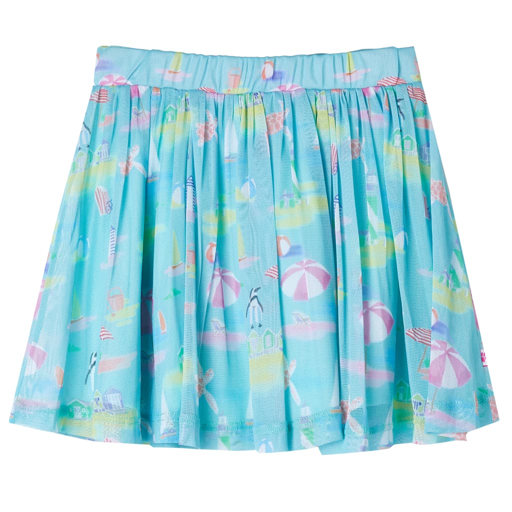 Kids' Pleated Skirt Light Aqua 128 - Style and Chic