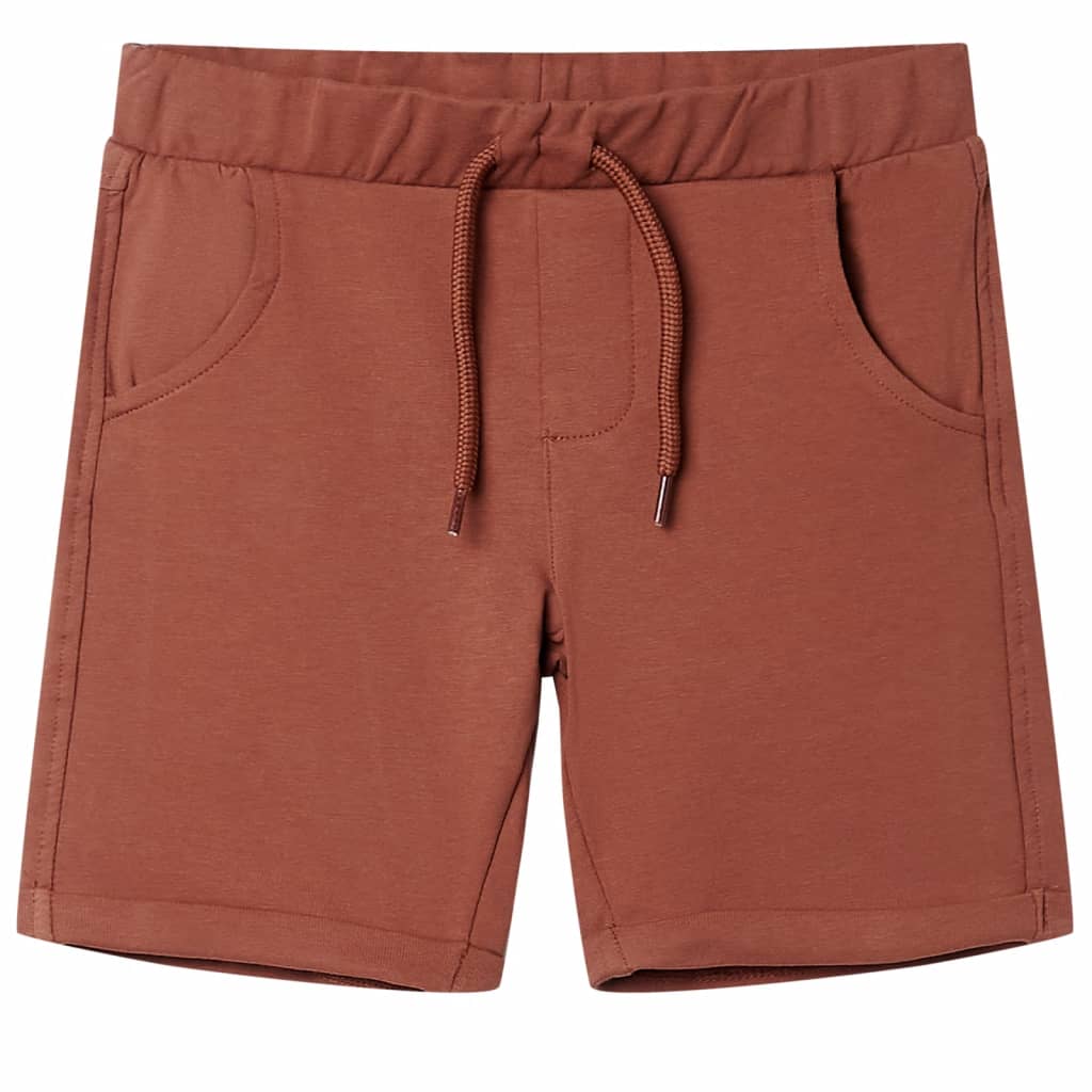 Kids' Shorts with Drawstring Brown 116 - All Things Good