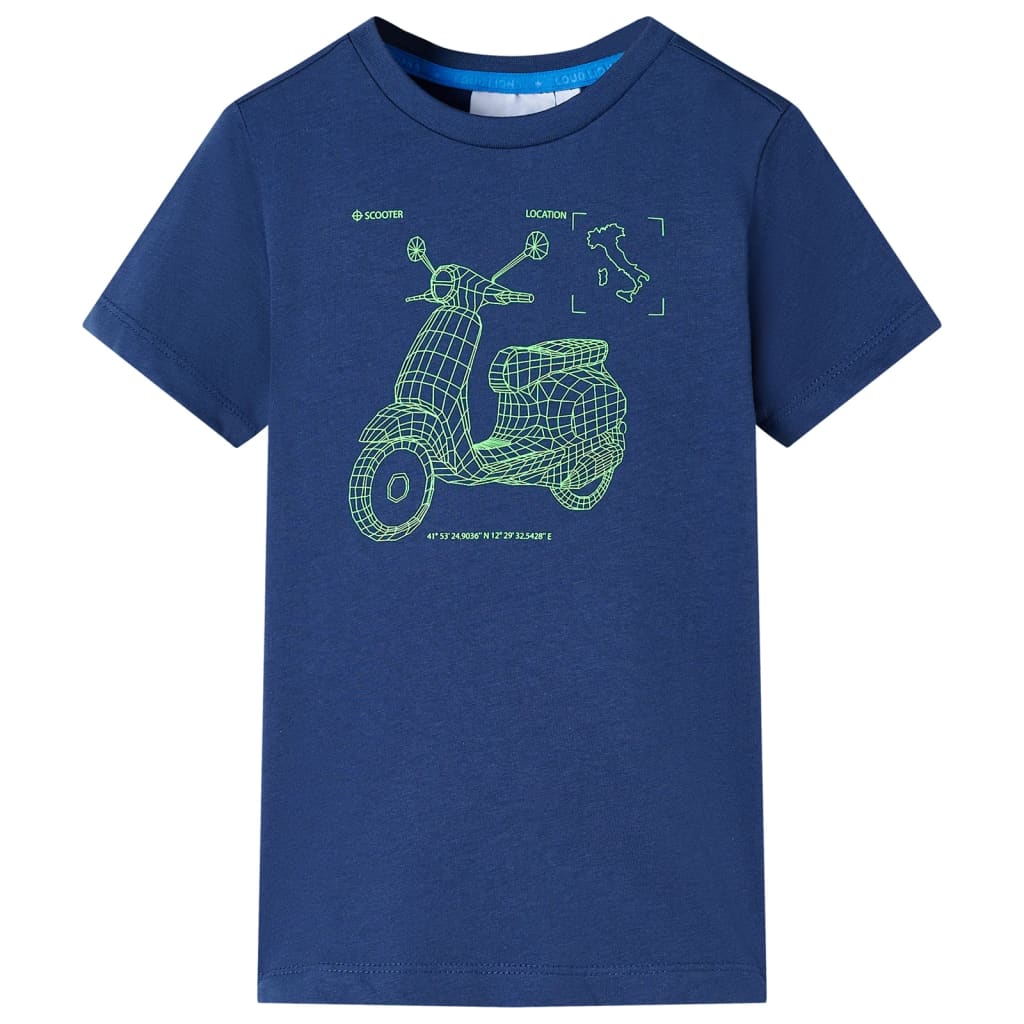 Kids' T-shirt Dark Blue 116 - Sid & Sam