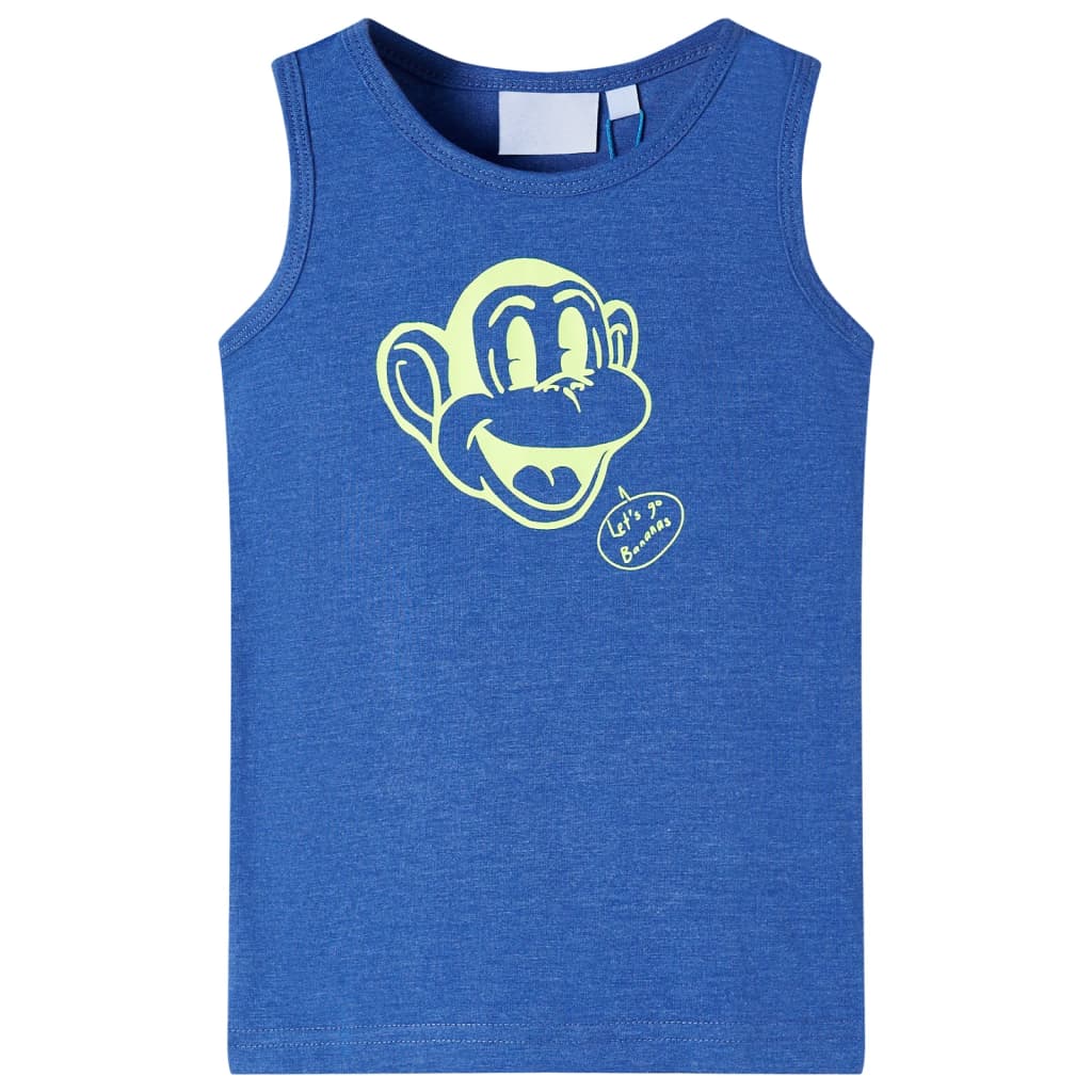 Kids' Tank Top Blue Melange 92 - Style and Chic