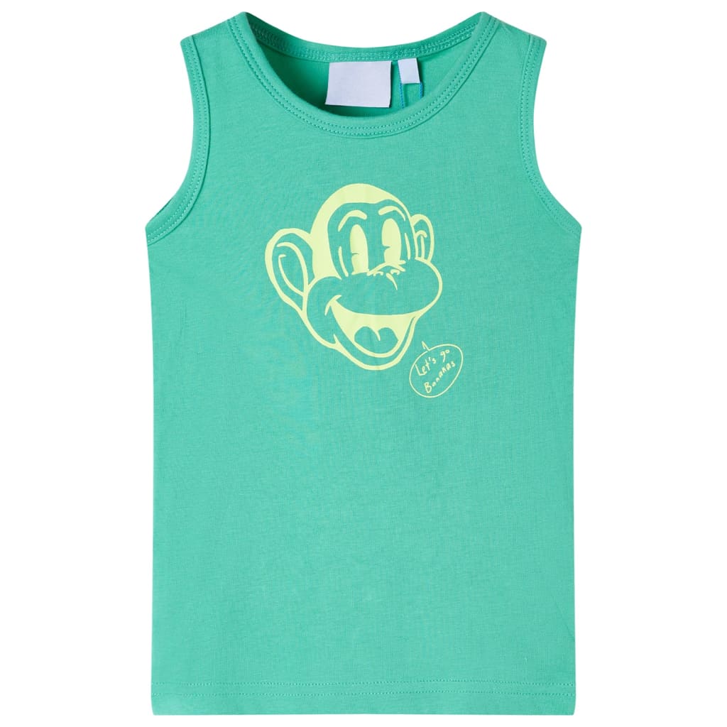 Kids' Tank Top Green 128 - Merkel Designers