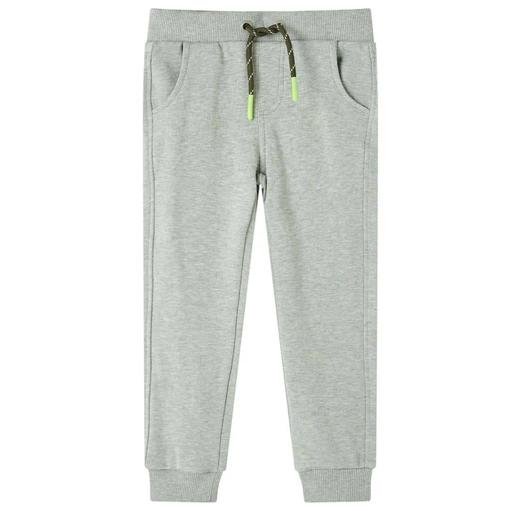 Kids' Sweatpants Light Khaki 128 - Brittle & Co