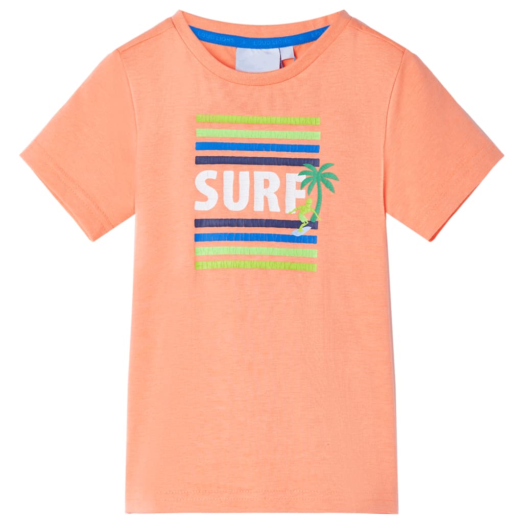 Kids' T-shirt Neon Orange 140 - Casper Homes