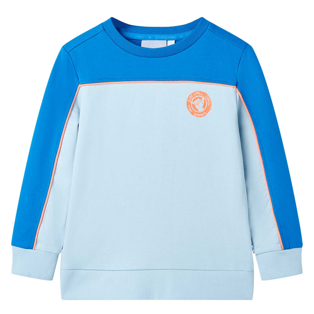 Kids' Sweatshirt Bright Blue and Light Blue 104 - All Things Good