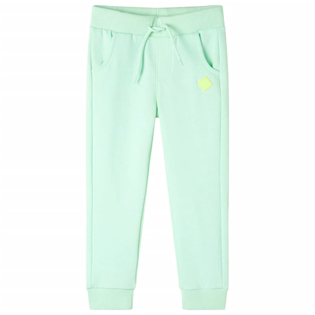 Kids' Sweatpants Bright Green 116 - Casper Homes