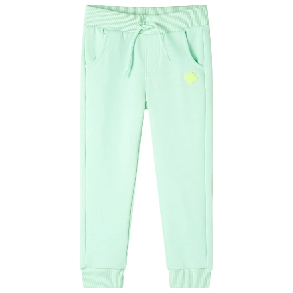 Kids' Sweatpants Bright Green 128 - Direct Imports