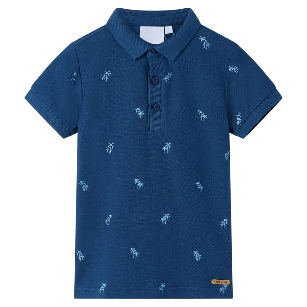 Kids' Polo Shirt Dark Blue 104 - Direct Imports