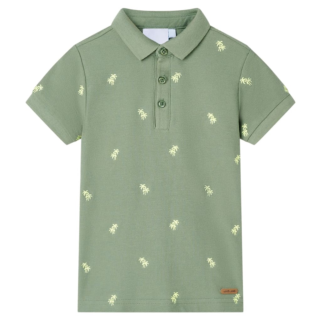 Kids' Polo Shirt Khaki 116 - Casper Homes