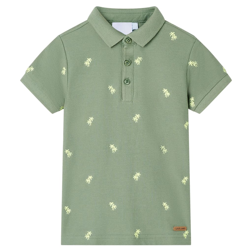 Kids' Polo Shirt Khaki 140 - Merkel Designers
