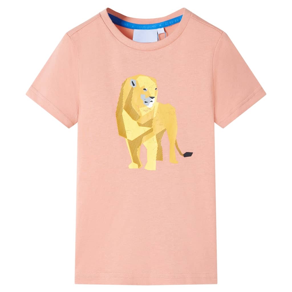 Kids' T-shirt Light Orange 116 - Discount Dealers