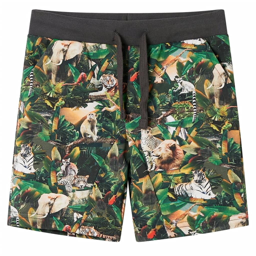 Kids' Shorts with Drawstring Old Petrol 128 - Style and Chic