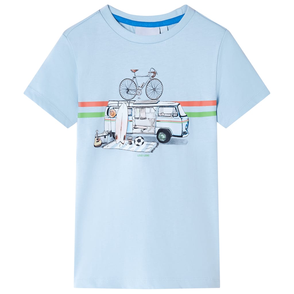 Kids' T-shirt Light Blue 104 - Sid & Sam