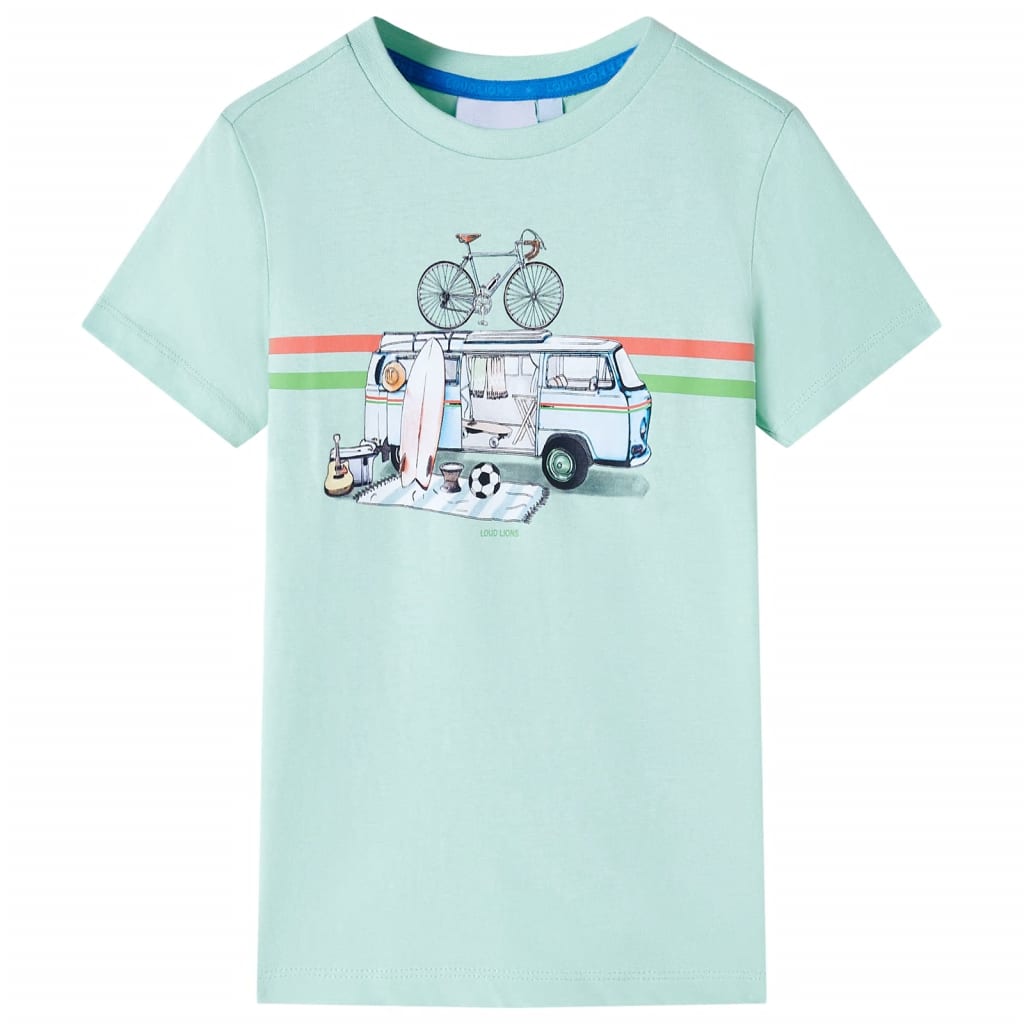 Kids' T-shirt Light Mint 140 - Tyrell & Tyrell
