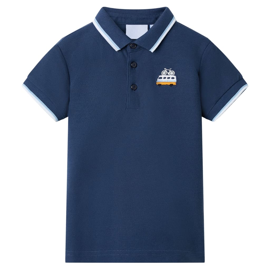 Kids' Polo Shirt Dark Blue 104 - Casper Homes