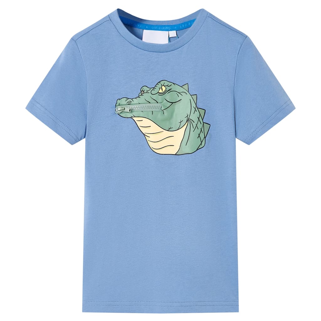 Kids' T-shirt Medium Blue 128 - Direct Imports
