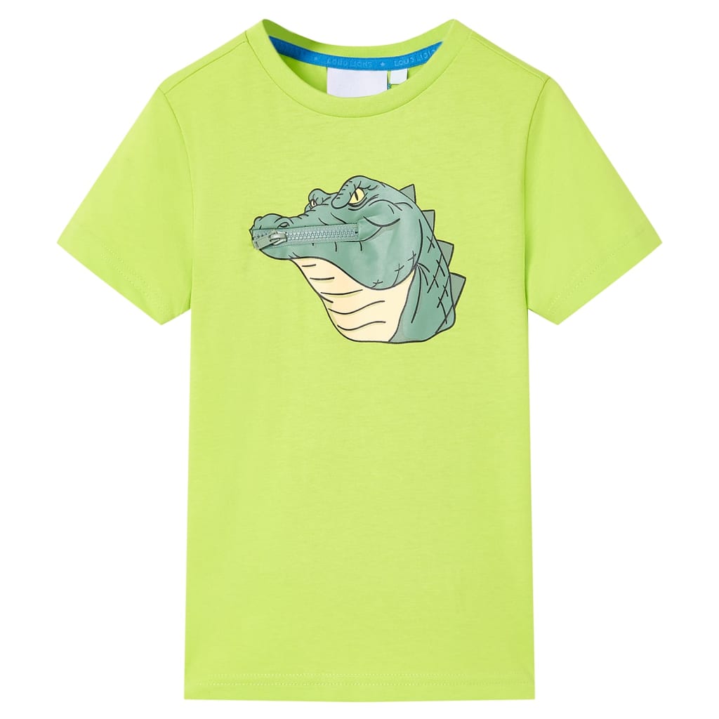Kids' T-shirt Lime 128 - Merkel Designers