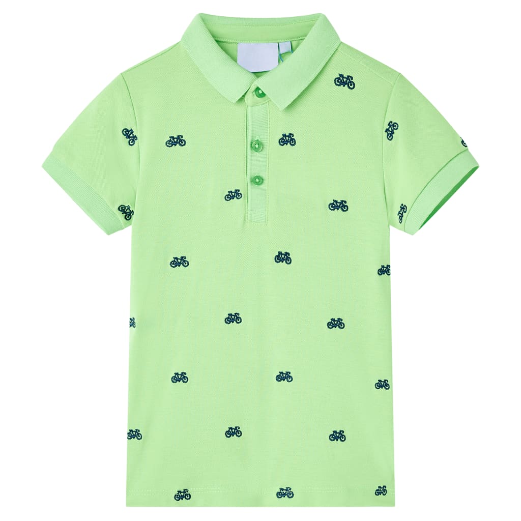 Kids' Polo ShirtÂ Neon Green 92 - All Things Good
