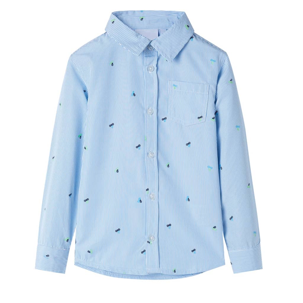Kids' Shirt Light Blue 92 - Merkel Designers