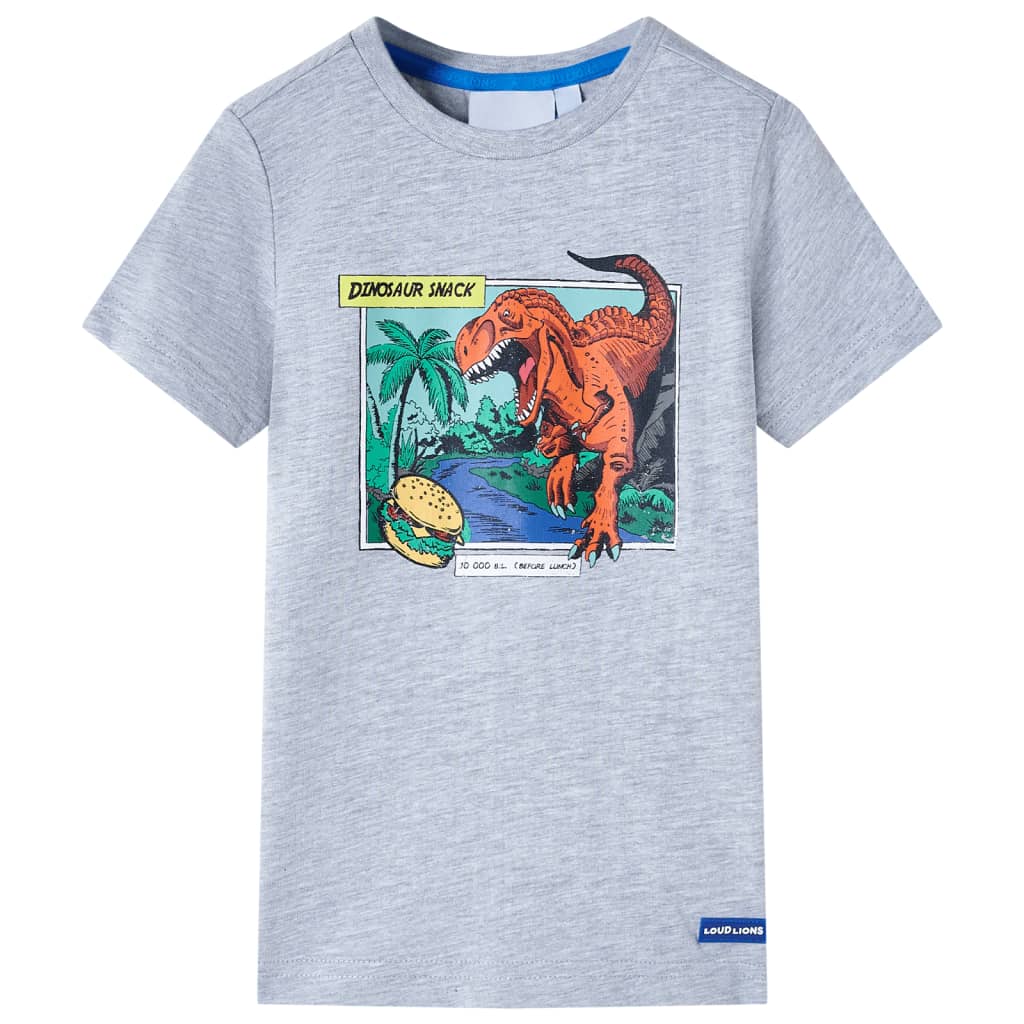 Kids' T-shirt Grey 128 - Discount Dealers