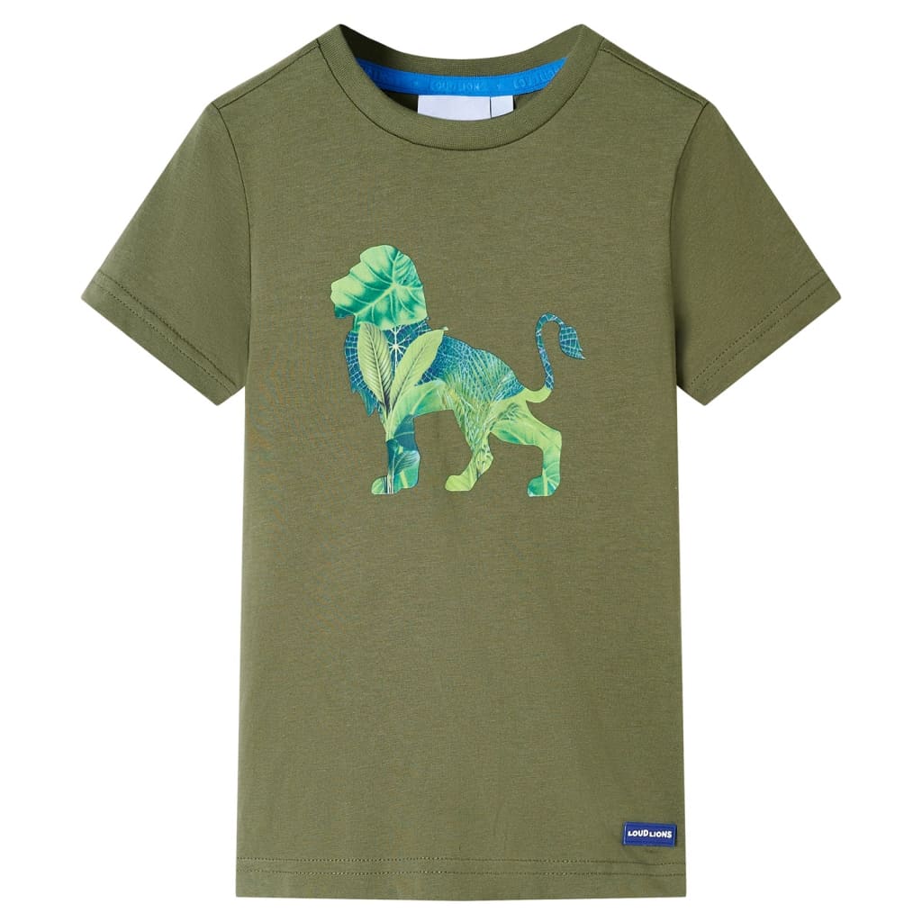 Kids' T-shirt Khaki 116 - Merkel Designers