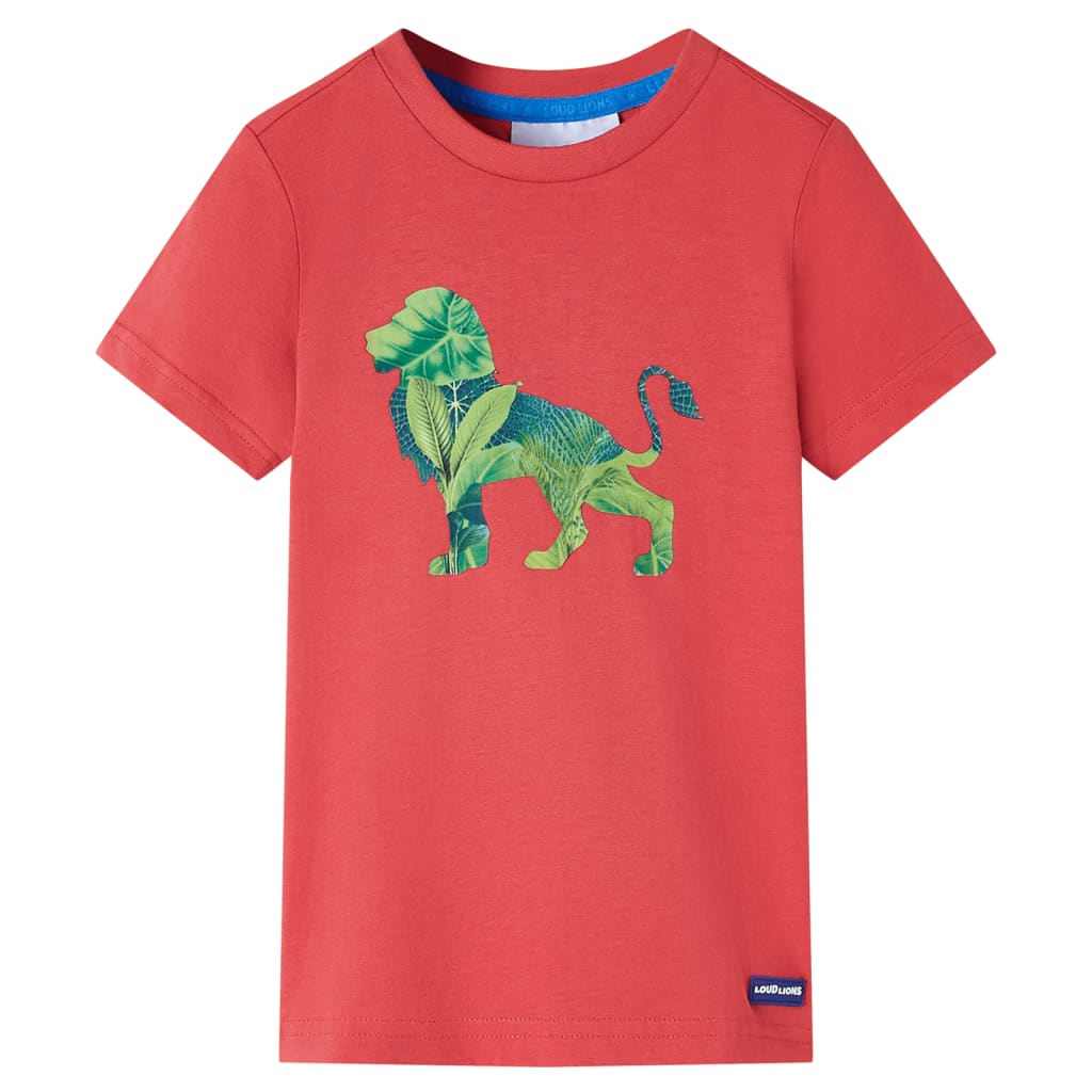 Kids' T-shirt Red 140 - Merkel Designers