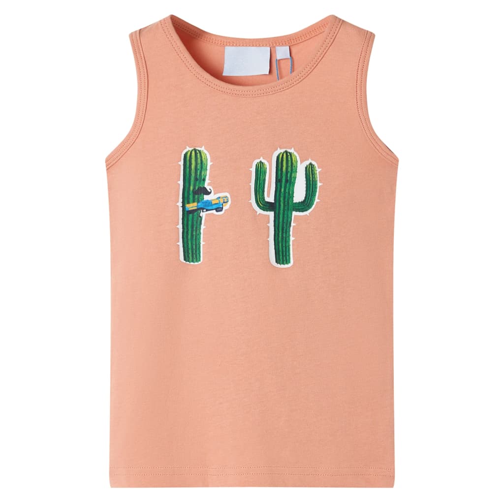 Kids' Tank Top Light Orange 128 - Direct Imports