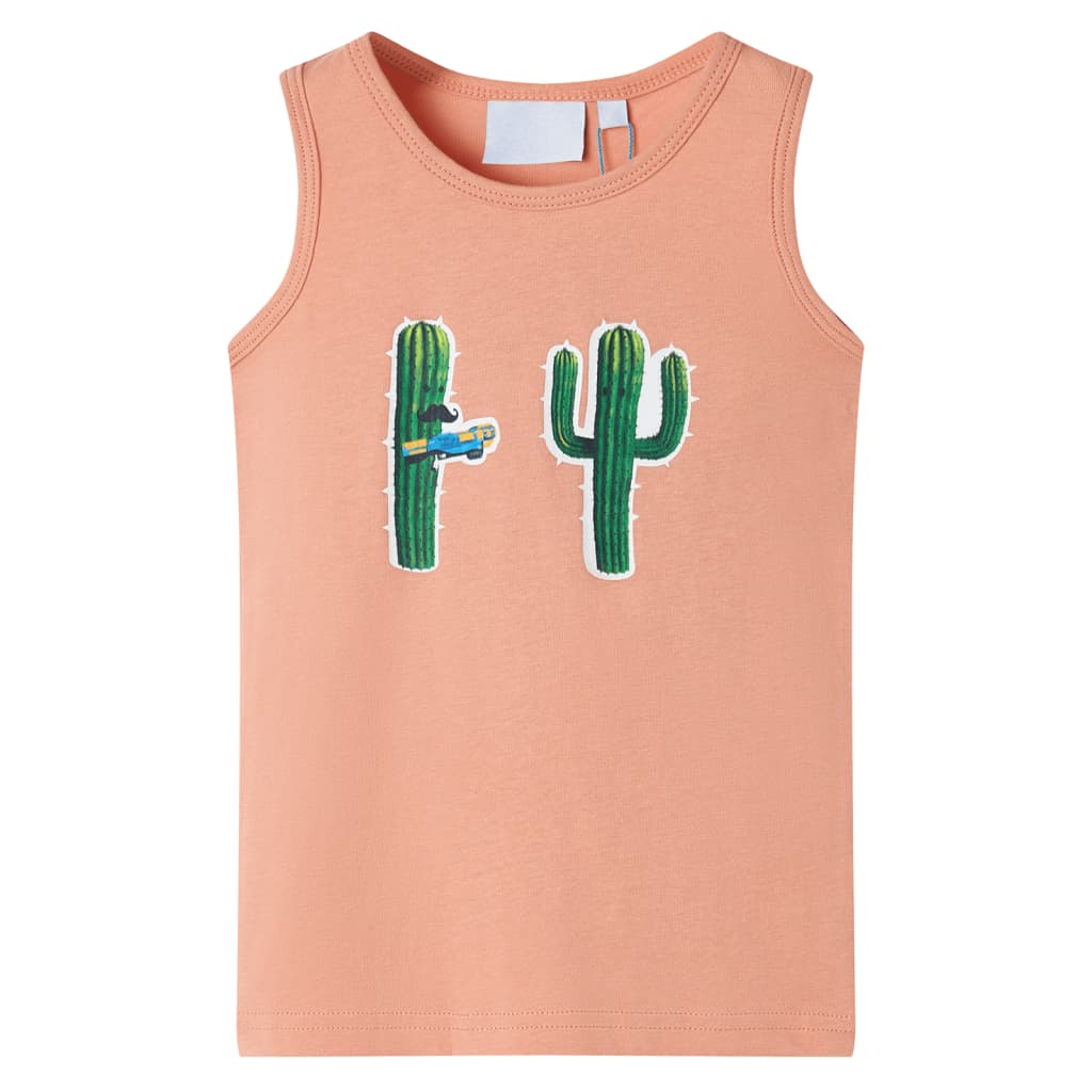 Kids' Tank Top Light Orange 140 - Style and Chic