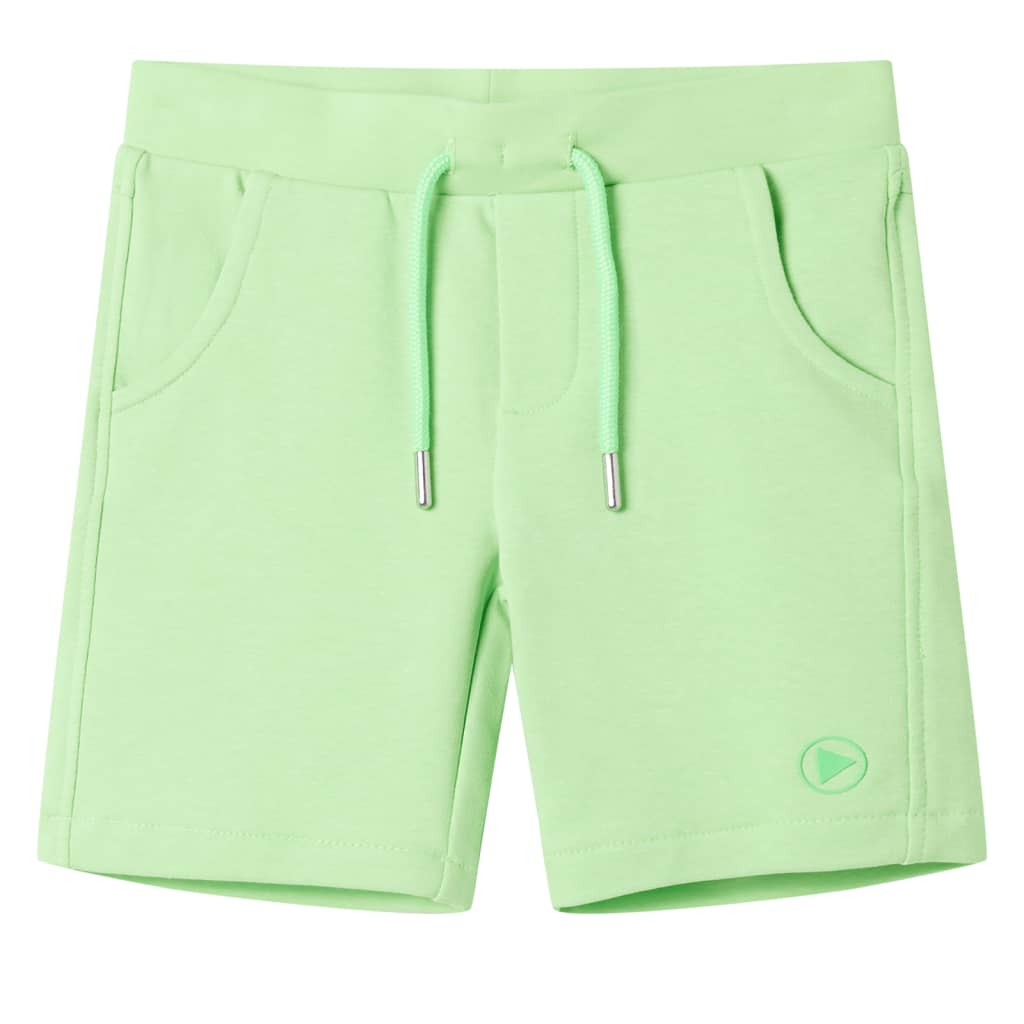 Kids' Shorts Fluo Green 128 - Merkel Designers
