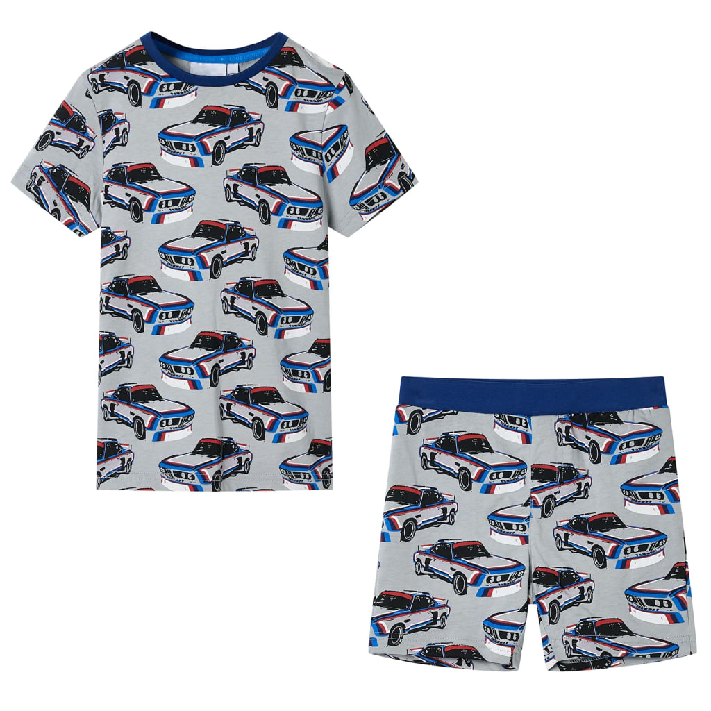 Kids' Pyjamas with Short Sleeves Grey 116 - All Things Good