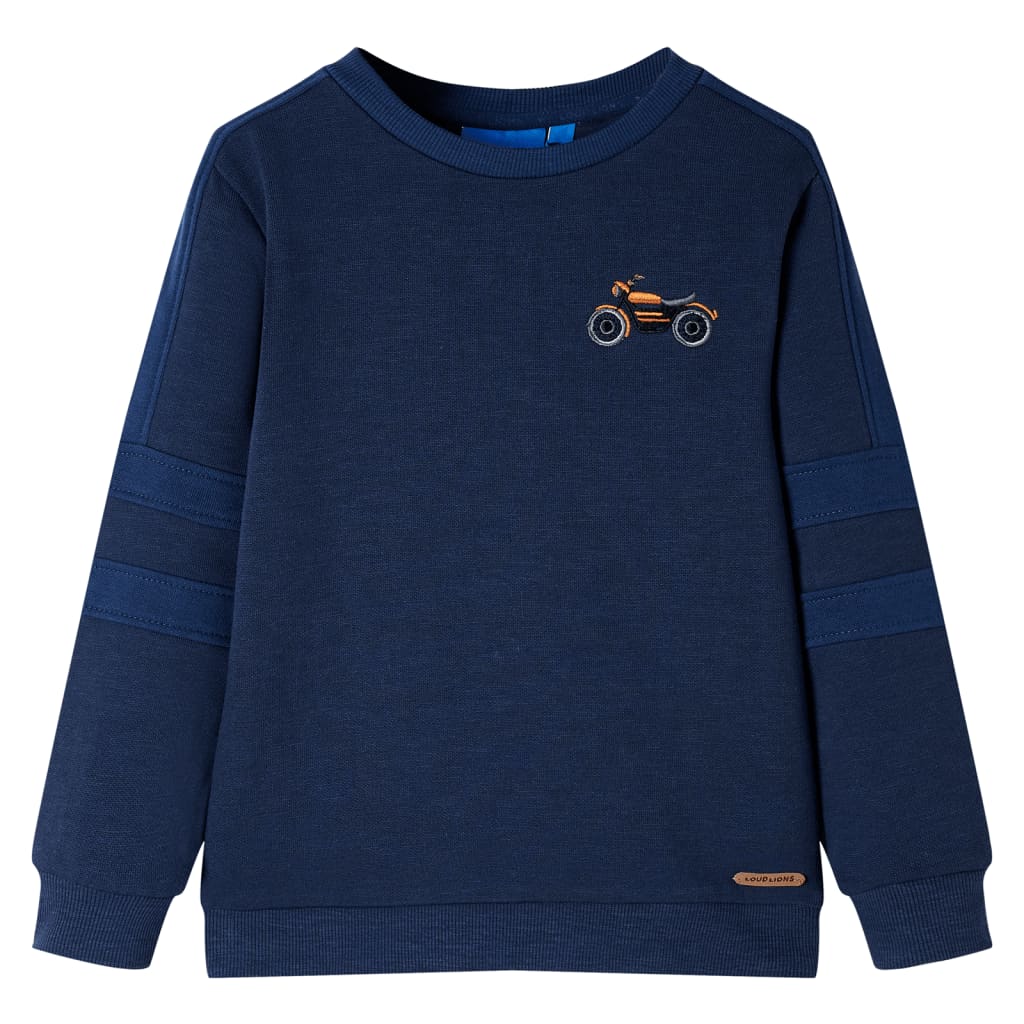 Kids' Sweatshirt Navy Melange 104 - Merlin Deals