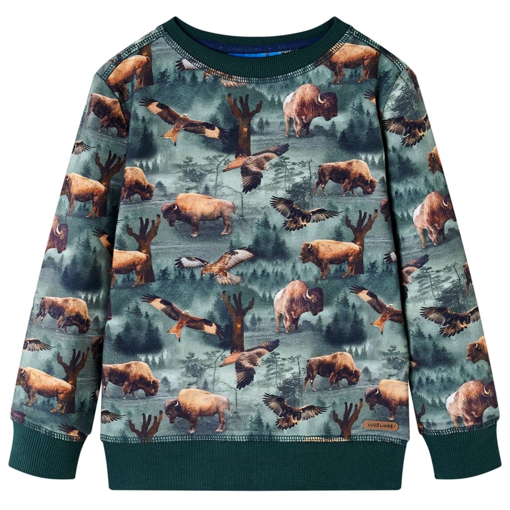 Kids' Sweatshirt Dark Green 104 - Direct Imports