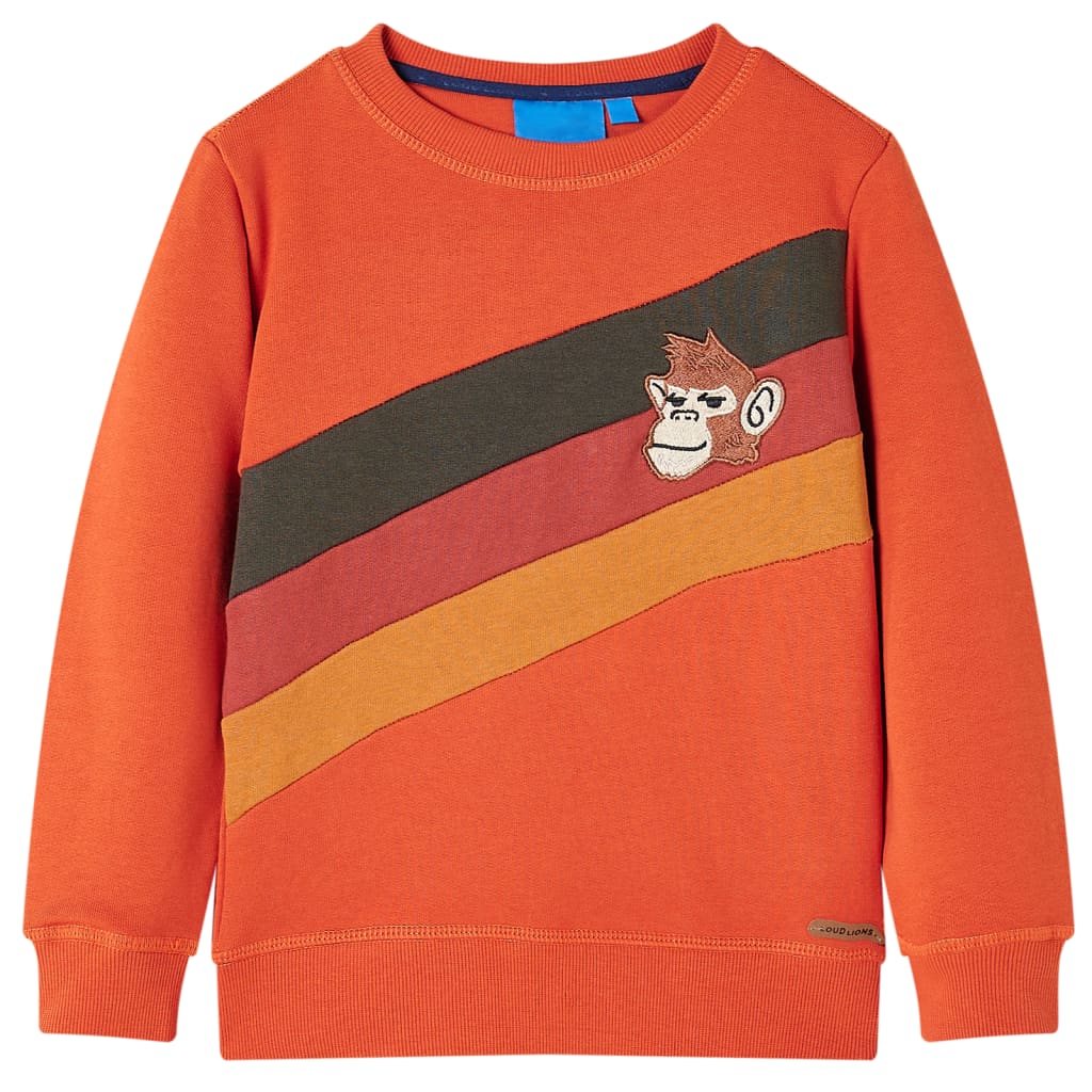Kids' Sweatshirt Orange 104 - Direct Imports