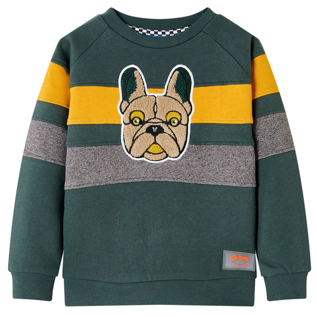 Kids' Sweatshirt Dark Green 128 - Merlin Deals