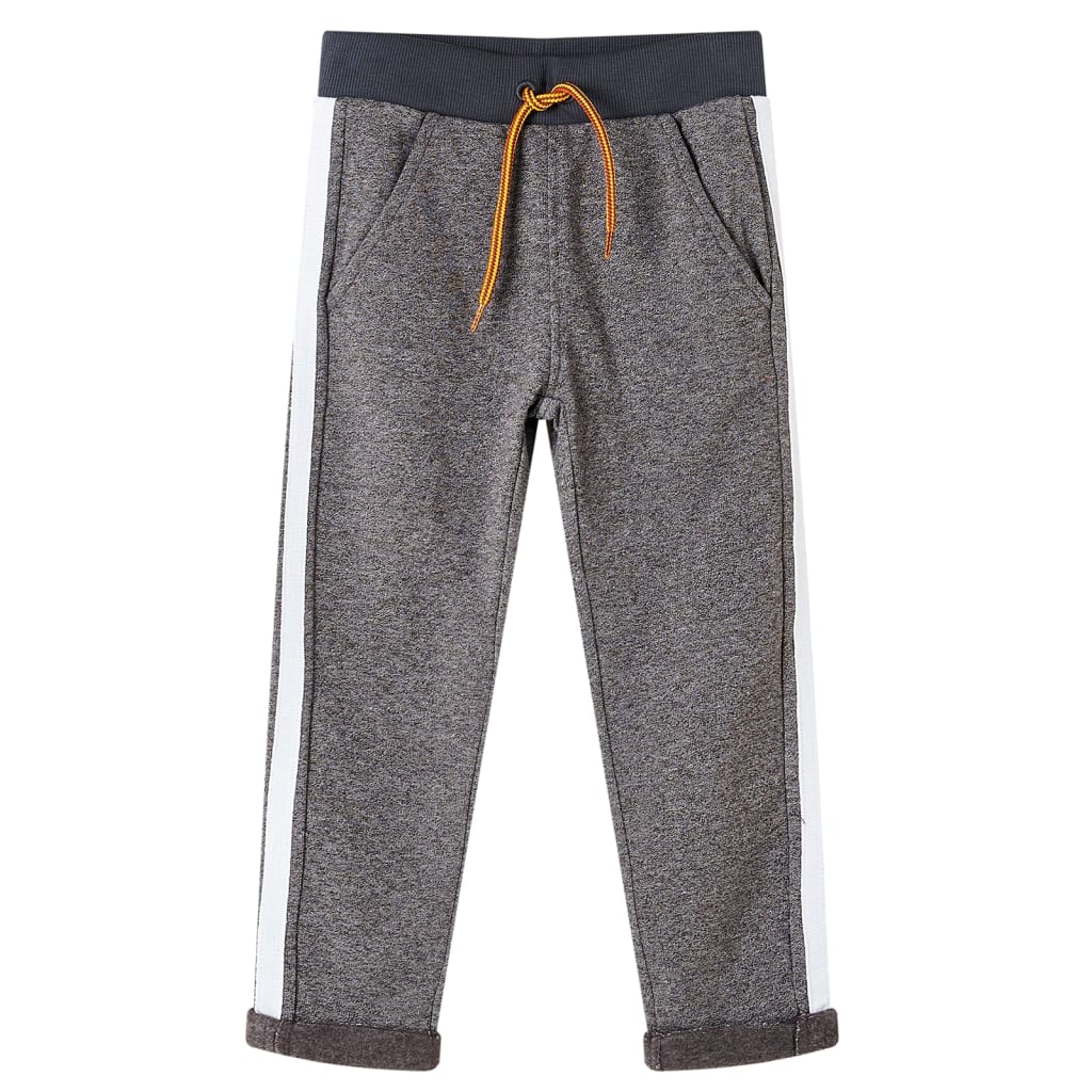 Kids' Sweatpants Dark Grey Melange 116 - Casper Homes