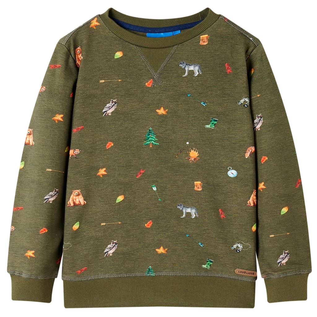 Kids' Sweatshirt Khaki 140 - Direct Imports