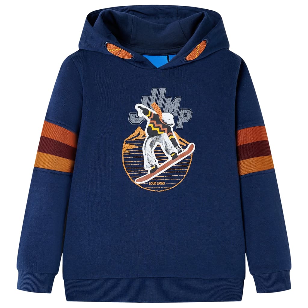 Kids' Hooded Sweatshirt Navy 104 - Discount Dealers
