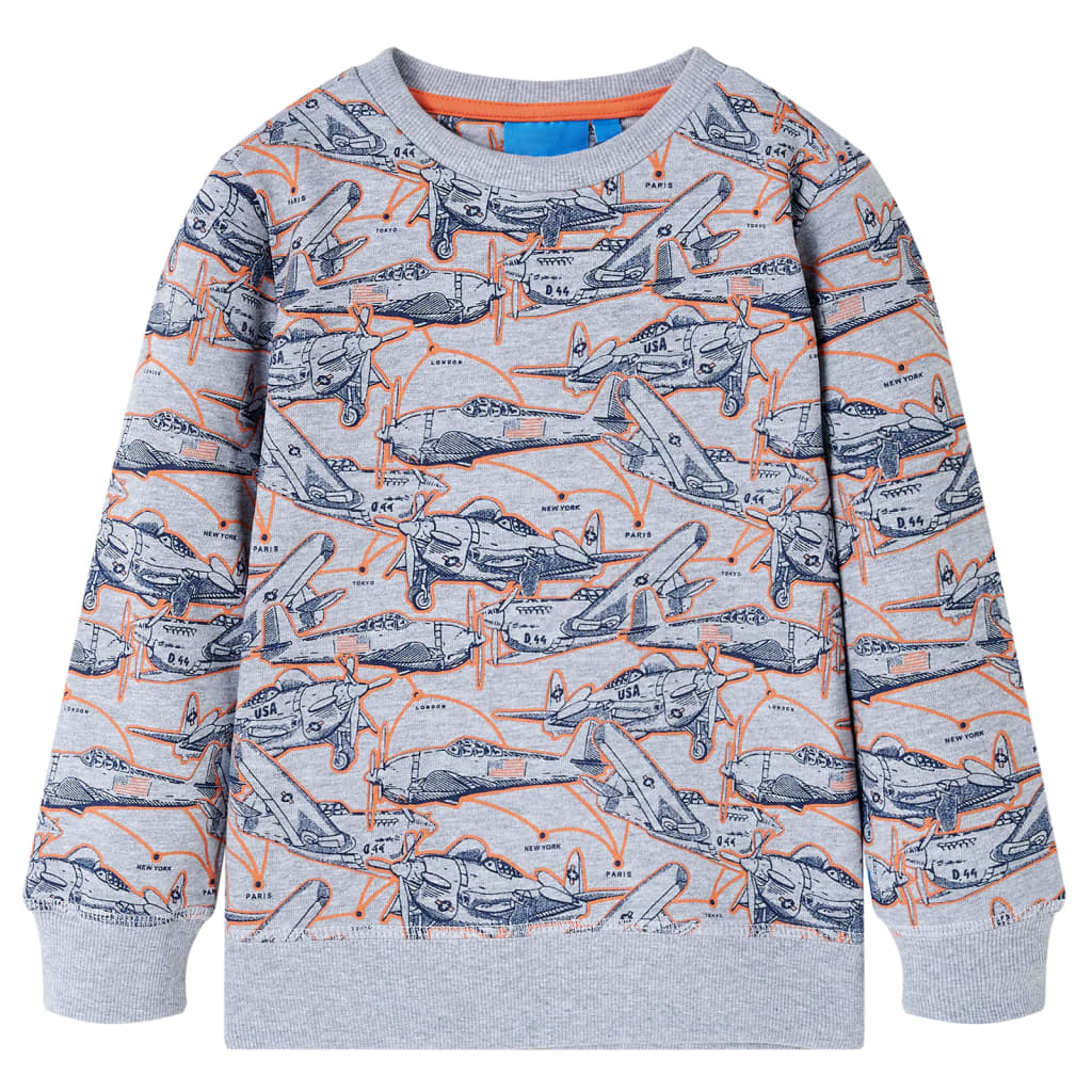 Kids' Sweatshirt Grey Melange 104 - All Things Good