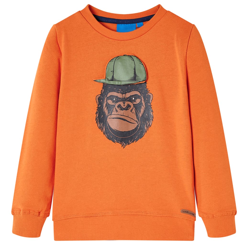 Kids' Sweatshirt Dark Orange 116 - Tyrell & Tyrell