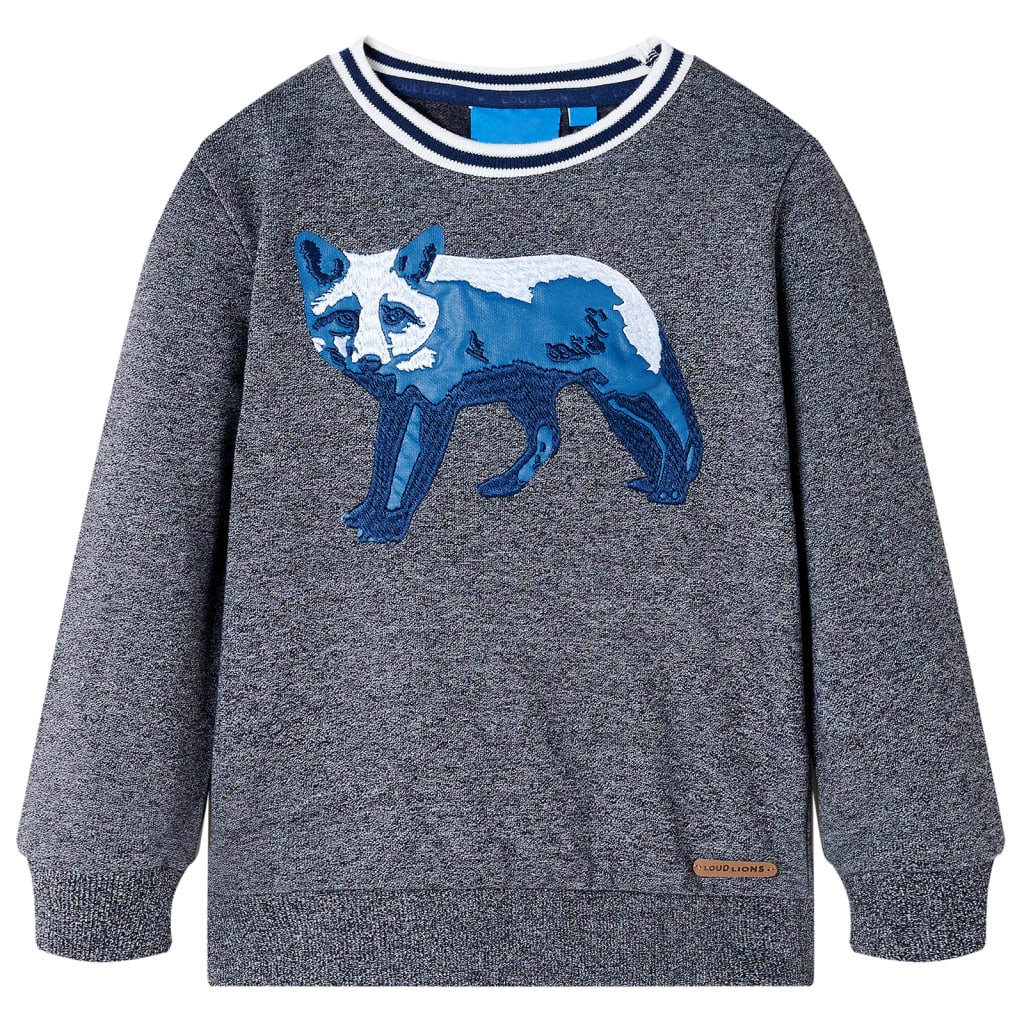 Kids' Sweatshirt Navy Melange 128 - Decor Base