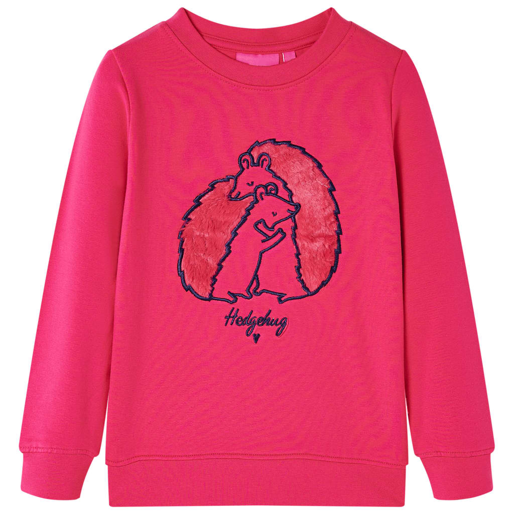 Kids' Sweatshirt Bright Pink 140 - Unbeatable Bargains
