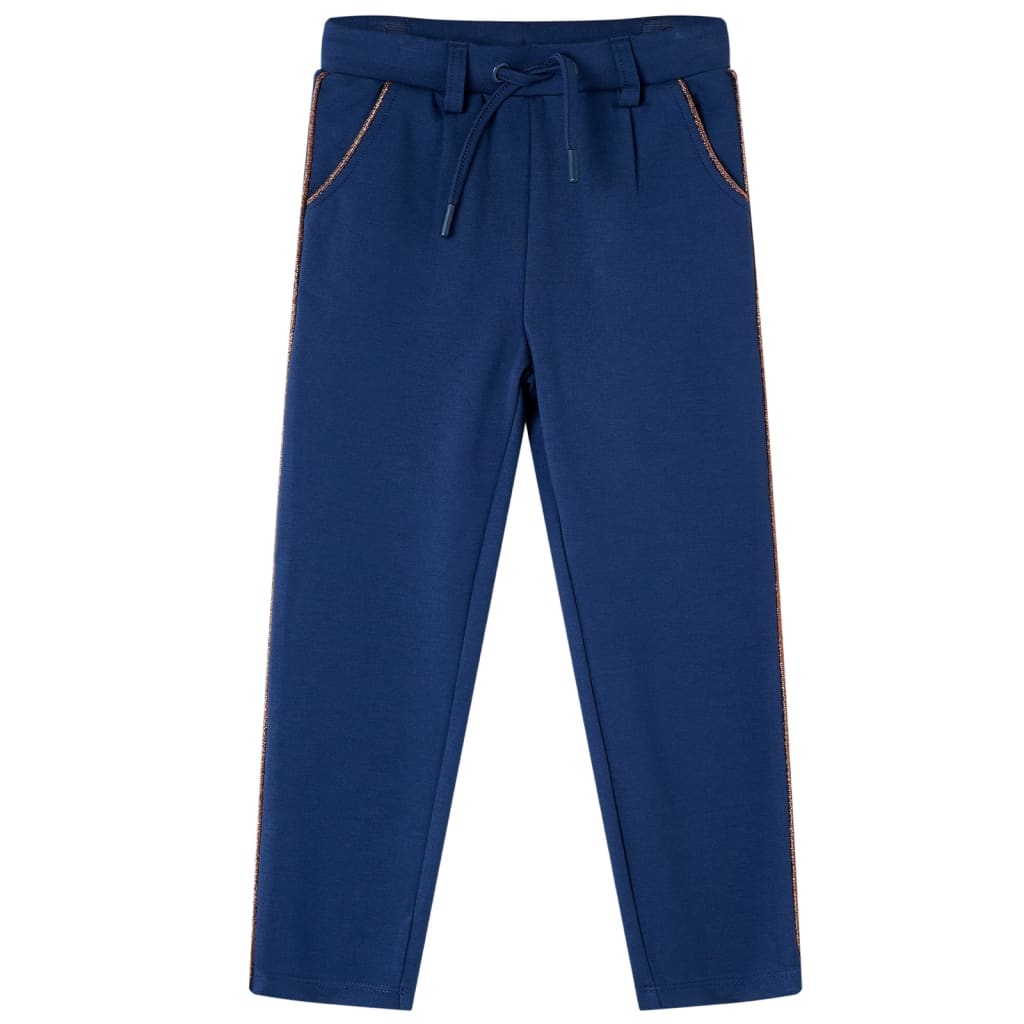 Kids' Pants with Drawstring Navy Blue 92 - All Things Good