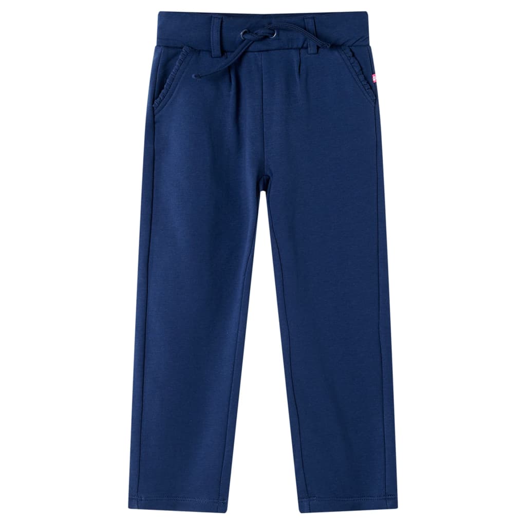 Kids' Pants with Drawstring Navy 140 - Direct Imports