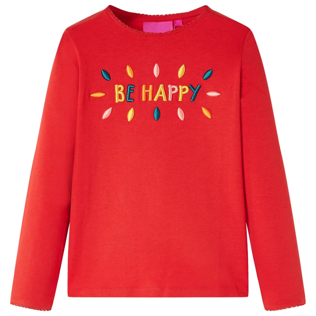 Kids' T-shirt with Long Sleeves Red 104 - Tyrell & Tyrell