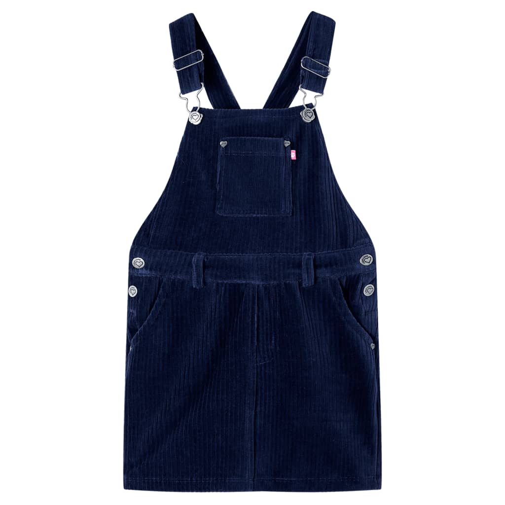 Kids' Overall Dress Corduroy Navy 128 - Discount Dealers