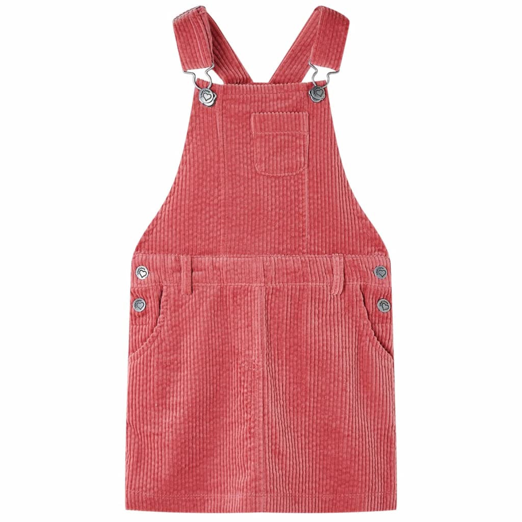 Kids' Overall Dress Corduroy Pink 92 - Discount Dealers