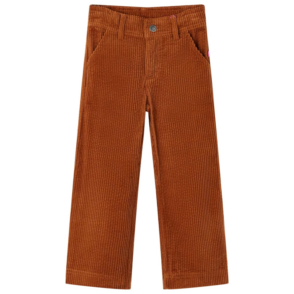 Kids' Pants Corduroy Cognac 116 - Millennium Furniture