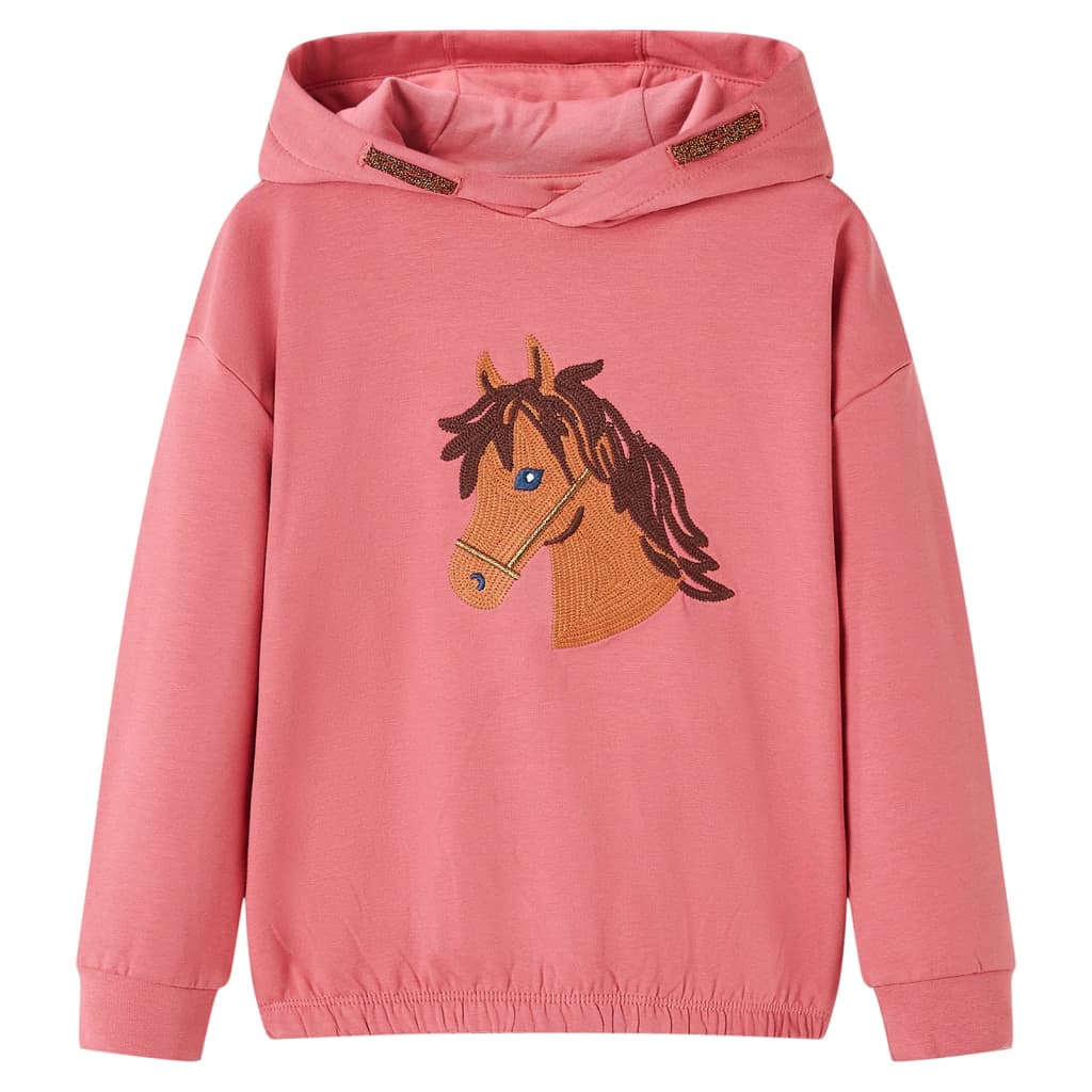 Kids' Hooded Sweatshirt Old Pink 104 - Merlin Deals