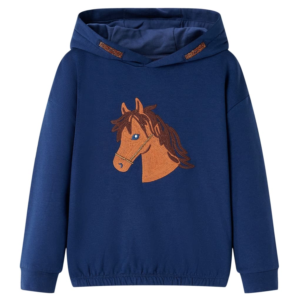 Kids' Hooded Sweatshirt Navy 92 - Direct Imports