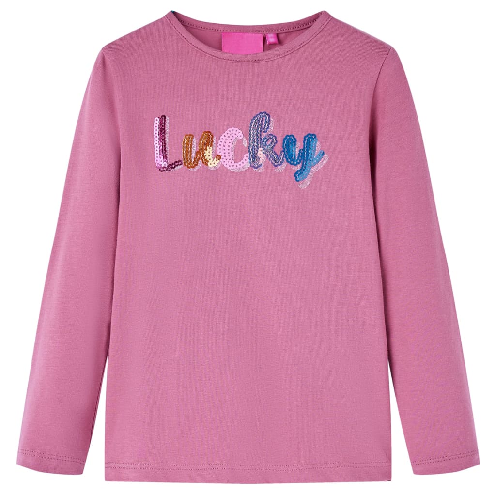 Kids' T-shirt with Long Sleeves Raspberry 104 - Discount Dealers